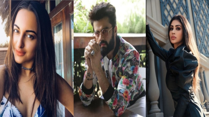 Sonakshi Sinha, Maniesh Paul and Mouni Roy