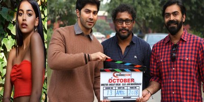 October team- Banita Sandhu, Varun Dhavan, Shoojit Sircar, Ronnie Lahiri