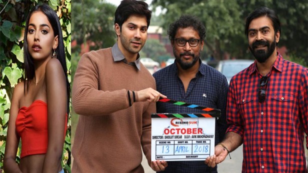 October team- Banita Sandhu, Varun Dhavan, Shoojit Sircar, Ronnie Lahiri