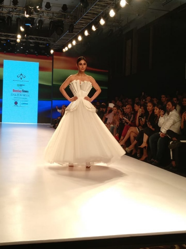 Mouni Roy at Bombay Times Fashion Week as Showstopper