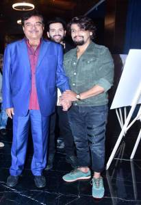 Shatrughan Sinha, Luv Sinha and Sonu Nigam at Paltan Musical Night