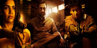 Sriya Pilgaonkar, Pankaj Tripathi and Ali Fazal in Mirzapur