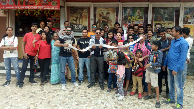 Salman Khan fans celebrate the release of Tiger Zinda Hai