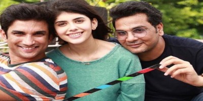 Sushant Singh Rajput, Sanjana Sanghi and Mukesh Chhabra- team Kizie Aur Manny