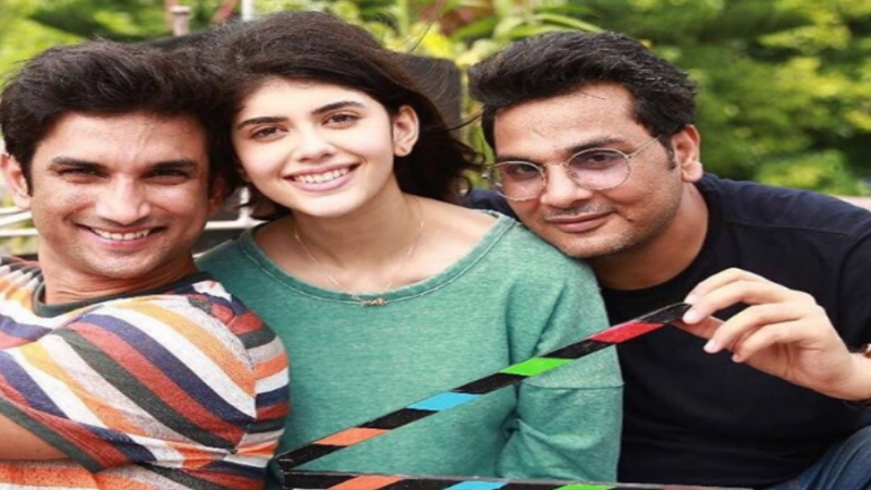 Sushant Singh Rajput, Sanjana Sanghi and Mukesh Chhabra- team Kizie Aur Manny