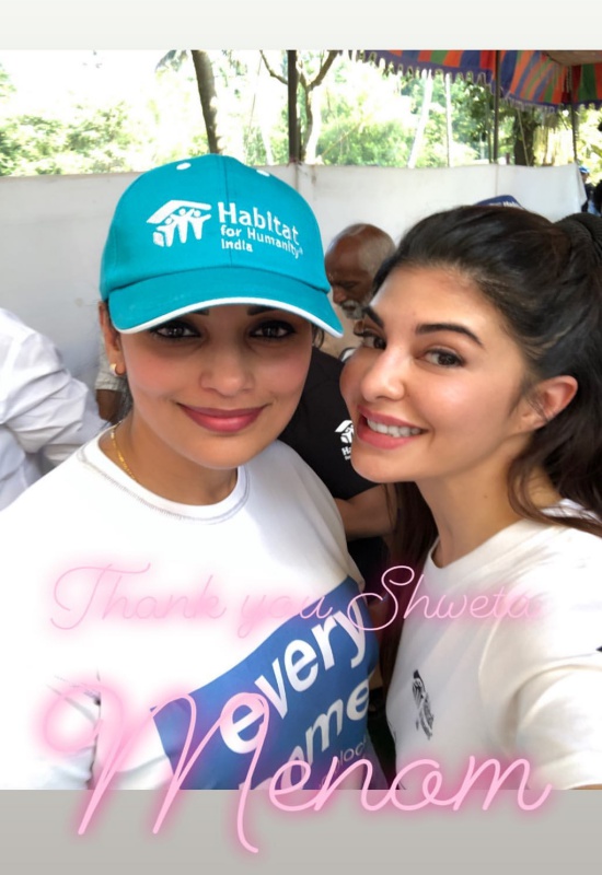 Jacqueline Fernandez builds homes for flood affected families of Kerala