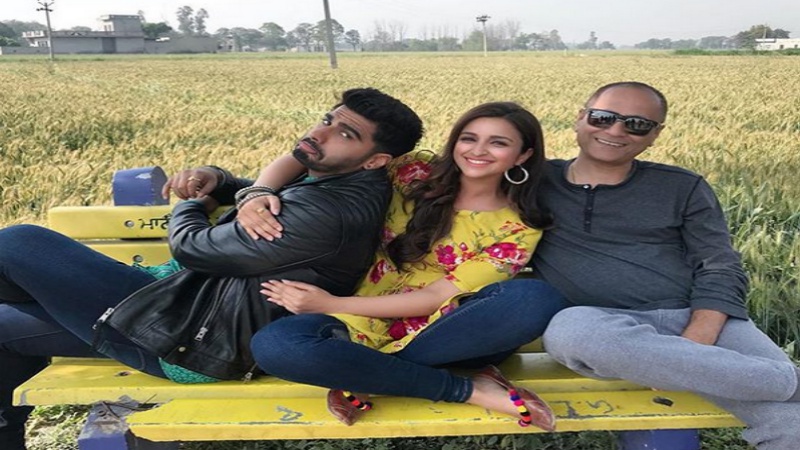 Arjun Kapoor, Parineeti Chopra and Vipul Amrutlal Shah- team Namaste England