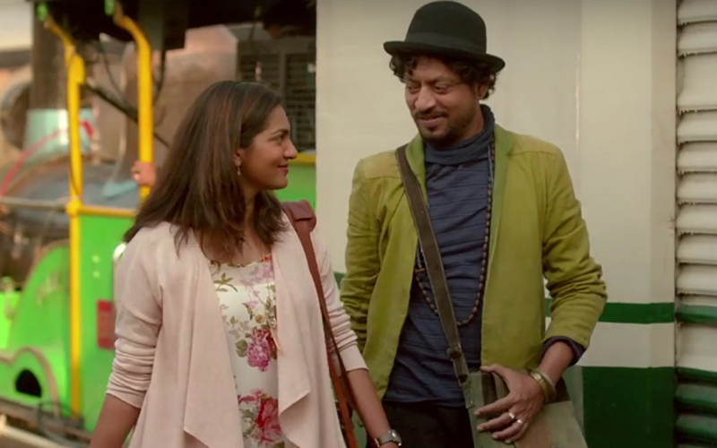 Irrfan Khan, Parvathy in Qarib Qarib Singlle