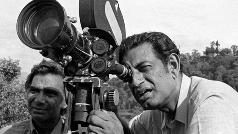 Satyajit Ray behind the camera