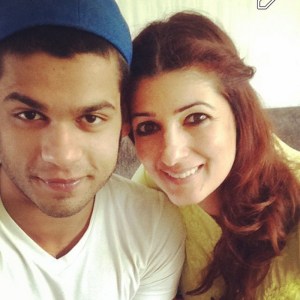 Karan Kapadia with Sister Twinkle Khanna