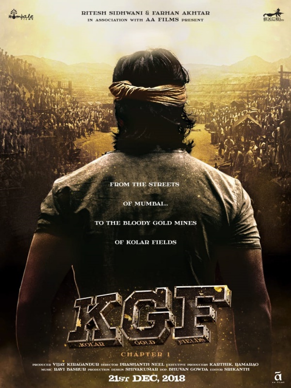 KGF Poster, Kolar Gold Fields Poster