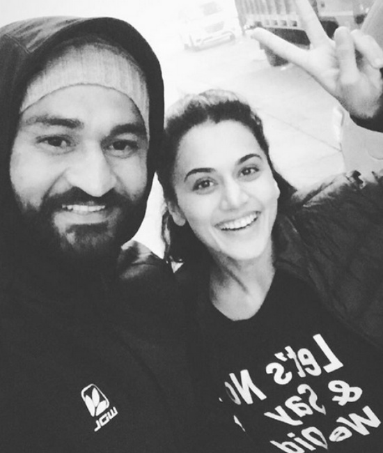 Taapsee Pannu with Sandeep Singh