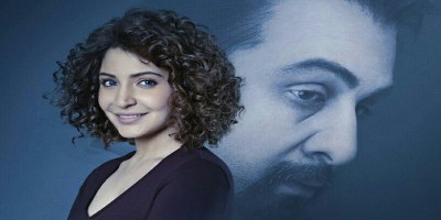 Anushka Sharma and Ranbir Kapoor in Sanju Poster