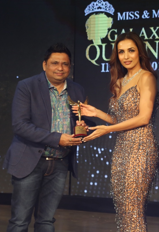 Malaika Arora and Ajay Jaiswal at Galaxy fashion show in Surat