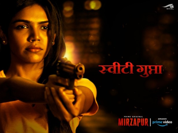 Shriya Pilgaonkar as Sweety Gupta in Mirzapur