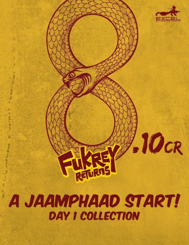 Fukrey 1st day collection