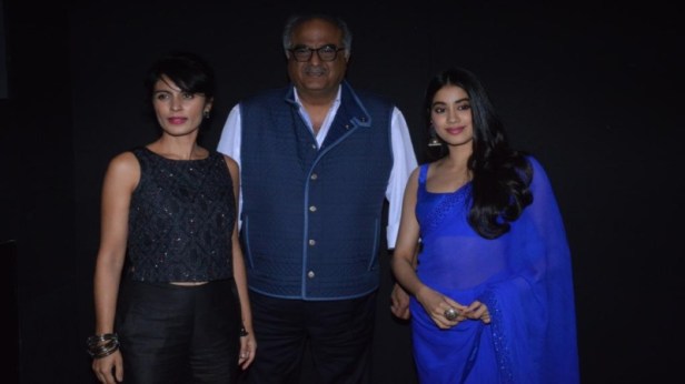Janhvi Kapoor and Boney Kapoor at Royal Norwegian Consulate General's award ceremony