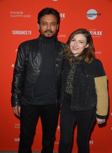 Irrfan Khan with Kelly MacDonald at Sundance Film Festival