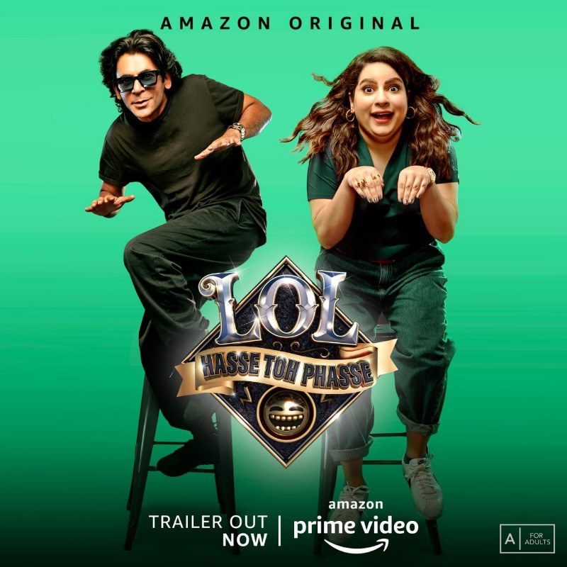 Sunil Grover and Mallika Dua in LOL -Hassee Toh Phasse
