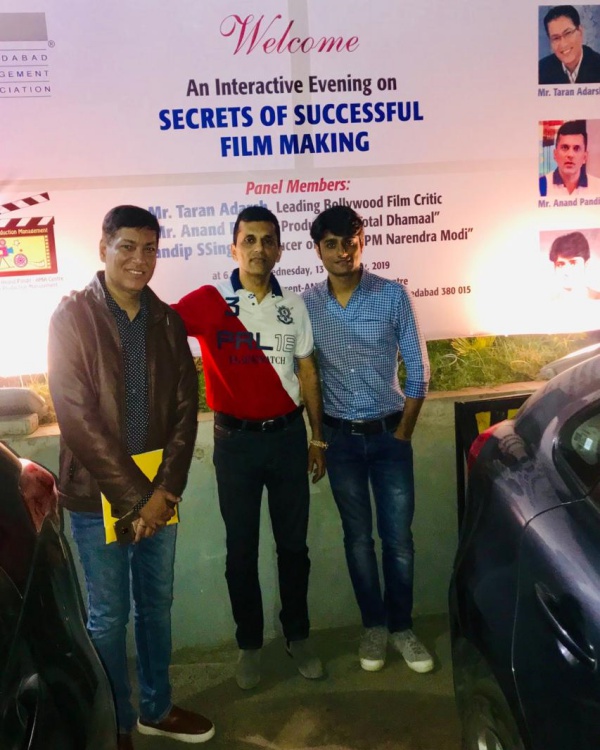 Taran Adarsh, Anand Pandit and Sandip Ssingh