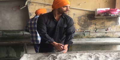Angad Bedi Cooking for Langar