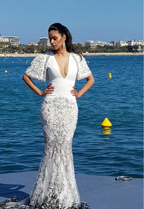 Mallika Sherawat at amfAR gala in Cannes