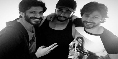 Harshvardhan Kapoor, Arjun Kapoor and Varun Dhawan
