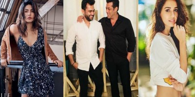Priyanka Chopra , Ali Abbas Zafar, Salman Khan and Disha Patani - team Bharat