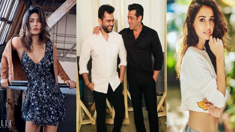 Priyanka Chopra , Ali Abbas Zafar, Salman Khan and Disha Patani - team Bharat
