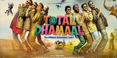 Total Dhamaal Second Poster, Ajay Devgn, Anil Kapoor, Madhuri Dixit, Riteish Deshmukh, Arshad Warsi, Jaaved Jaaferi, Johnny Lever, Sanjay Mishra