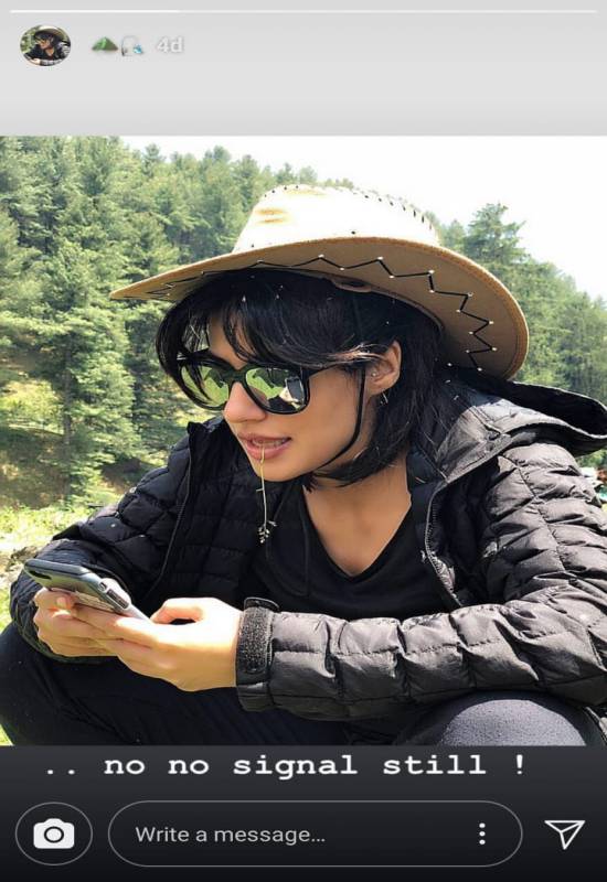 Chitrangda Singh on Trek vacation to Kashmir