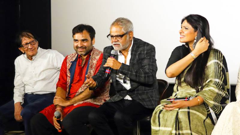 Sanjay Mishra, Pankaj Tripathi and Ekavali Khanna at Angrezi Mein Kehte Hain trailer launch