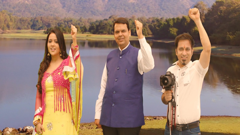 Amruta Fadnavis, Devendra Fadanvis, Sachin Gupta- Mumbai River Anthem