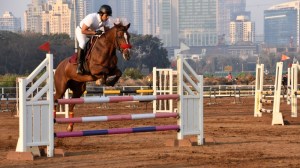 Randeep Hooda at the National Equestrian Championship held by Amateur Riders Club