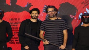 Harshvardhan Kapoor with Vikramaditya Motwane director of Bhavesh Joshi Superhero