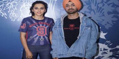 Diljit Dosanjh and Taapsee Pannu unveiled journey of Sandeep Singh at a recent event