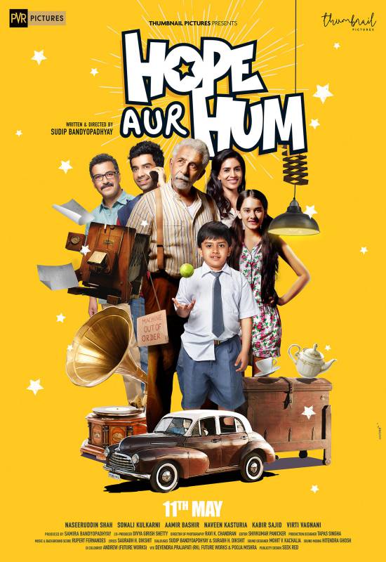 Hope Aur Hum Poster- starring Naseeruddin Shah and Sonali Kulkarni