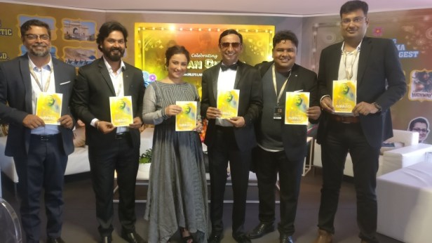 Divya Dutta with NAKKASH team in IN CANNES 