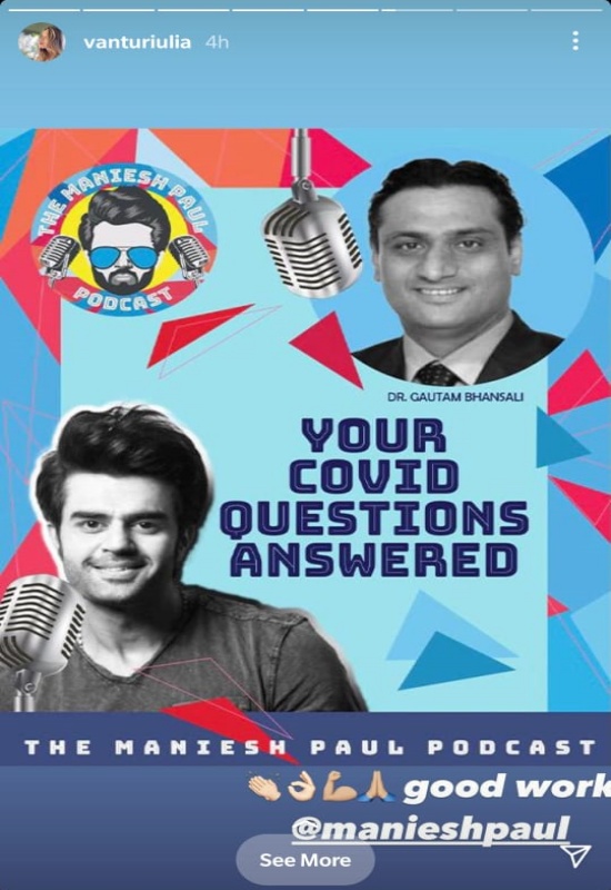 Iulia Vantur on The Maniesh Paul Podcast