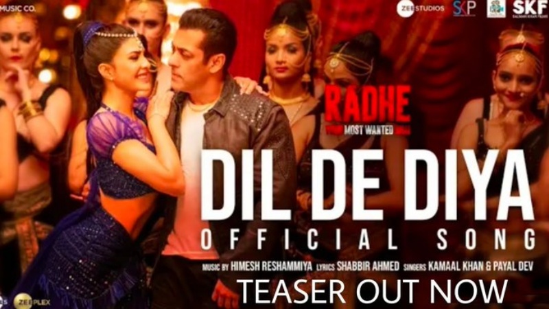 Jacqueline Fernandez and Salman Khan in Dil De Diya song