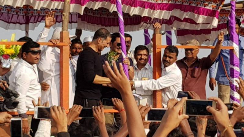 Akshay Kumar - begin work on water harvesting