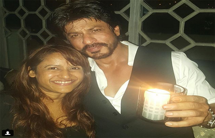 Rohini Iyer with Shah Rukh Khan