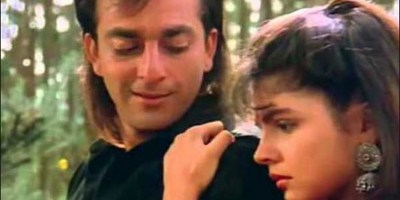 Sadak movie still , Sanjay Dutt and Pooja Bhatt