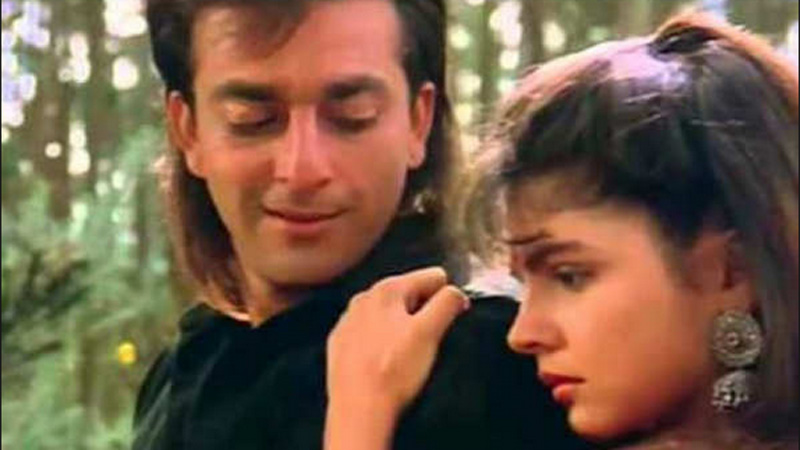 Sadak movie still , Sanjay Dutt and Pooja Bhatt