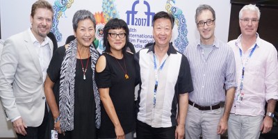 Consul General of Canada Jordan Reeves, cast of Meditation Park