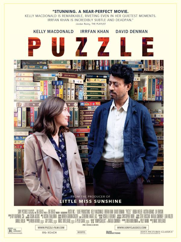 Puzzle poster-  Irrfan Khan with Kelly Macdonald