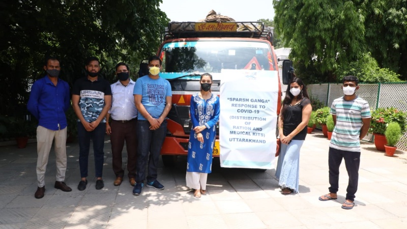 Arushi Nishank launches a COVID-19 Relief Campaign in Uttarakhand