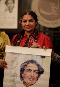Shabana Azmi at Kaifi Azmi’s centenary celebrations