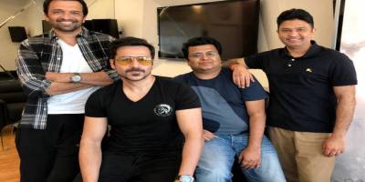 Cheat India team- Atul Kasbekar, Emraan Hashmi, Tanuj Garg and Bhushan Kumar