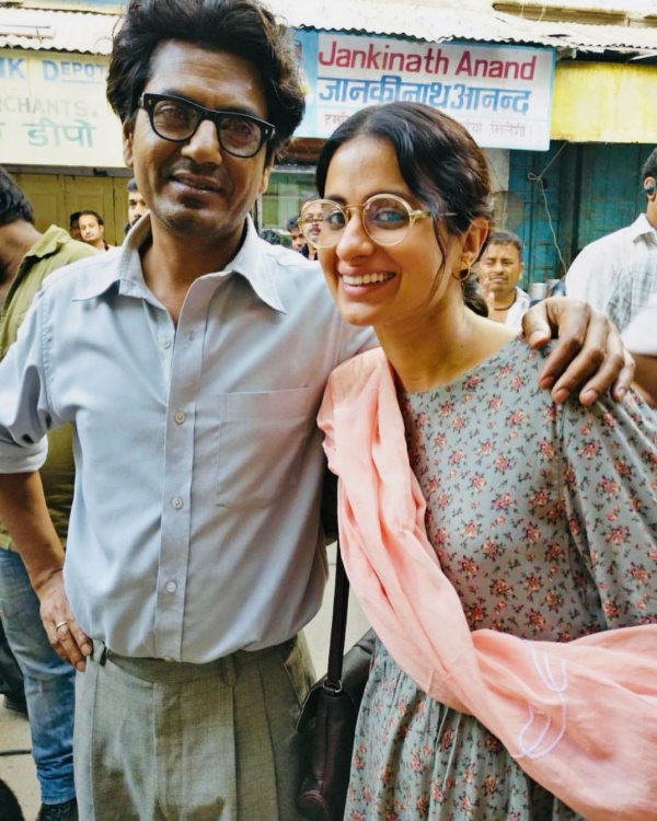 Rasika Dual and Nawazuddin Siddique as Manto and Safia